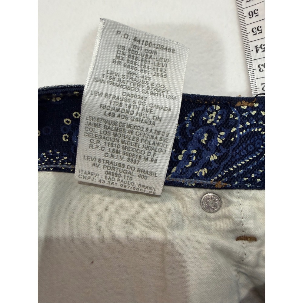 Levis 525 Straight Leg Jeans Women 29 Dark Wash Blue Perfect Waist Classic Denim - Picture 11 of 11